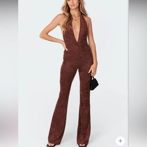 Edikted Terri open back jumpsuit